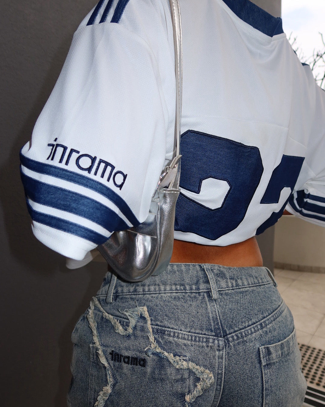INRAMA JERSEY TOP - WHITE