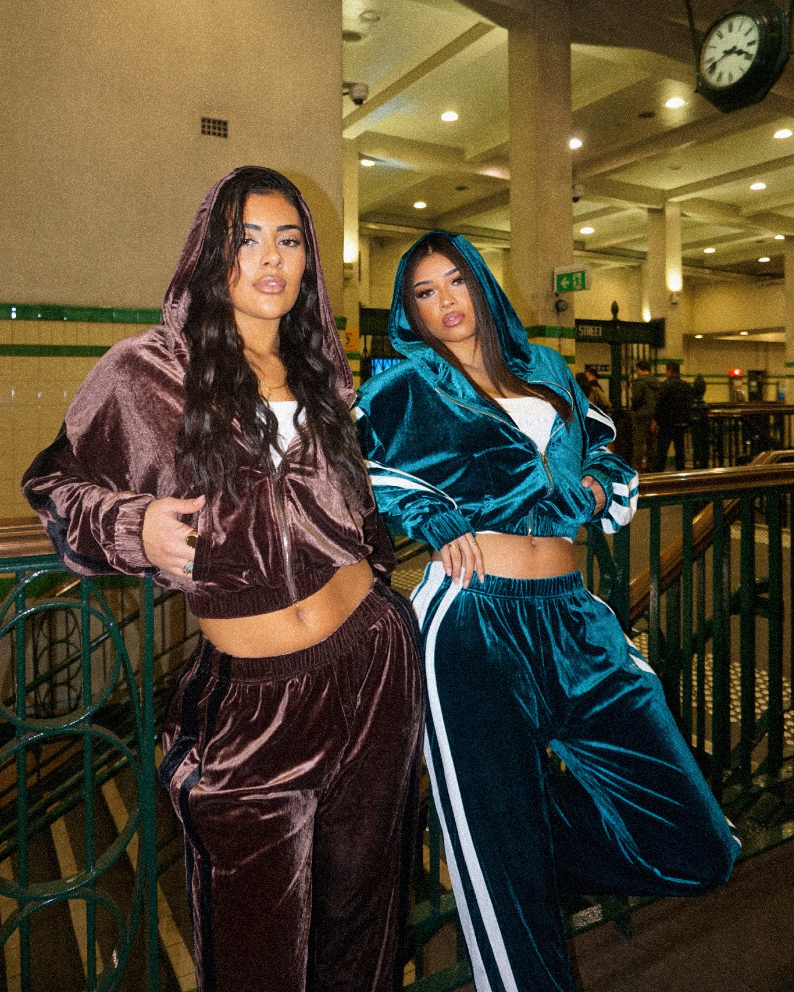 EMERALD VELOUR TRACKSUIT