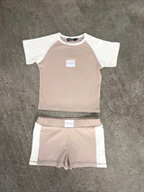 CASSIE BABY TEE - TAUPE