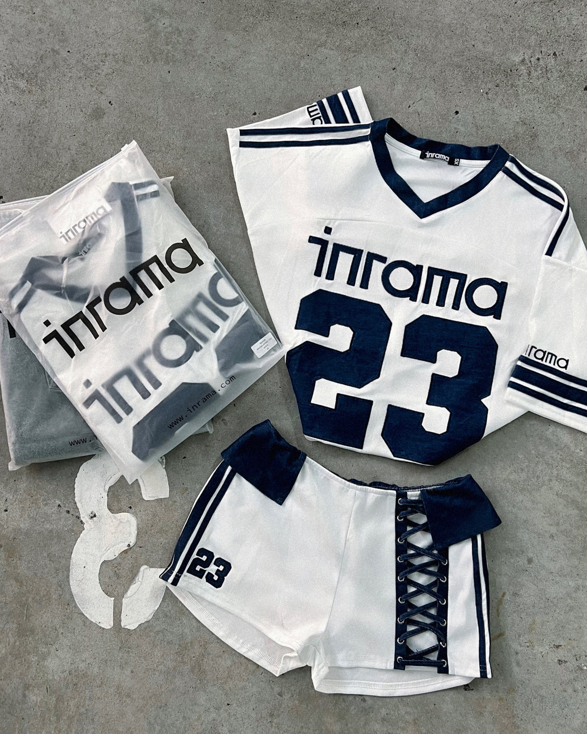 INRAMA JERSEY TOP - WHITE