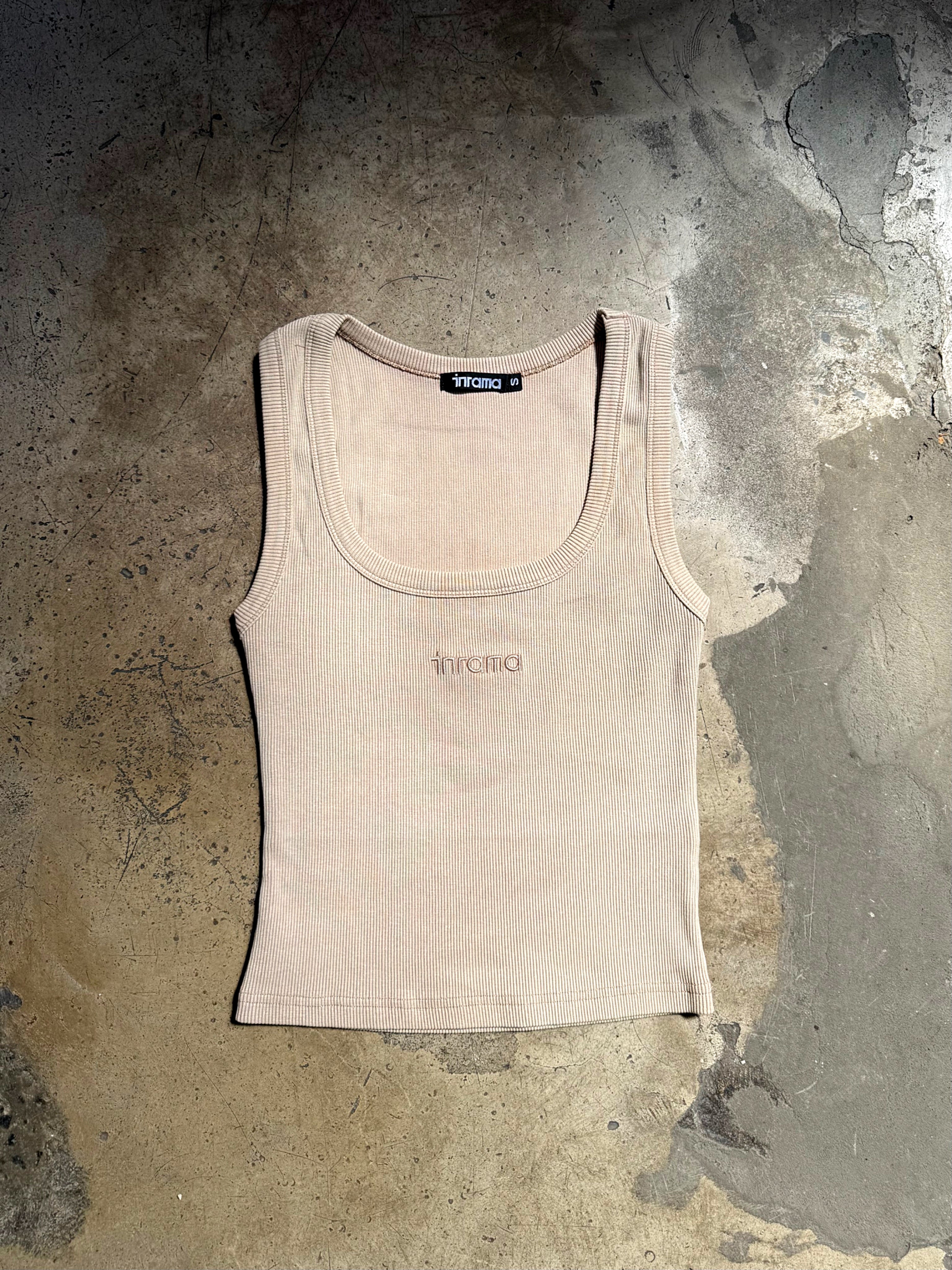 INRAMA RIB TANK - BEIGE
