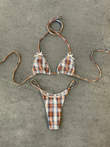 SASKIA BIKINI BOTTOMS - PLAID