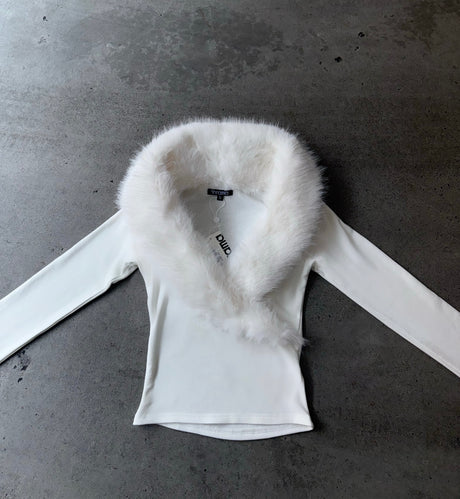 ICY FUR LONG SLEEVE - WHITE