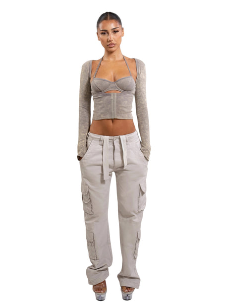 CARGO PANTS - GREY