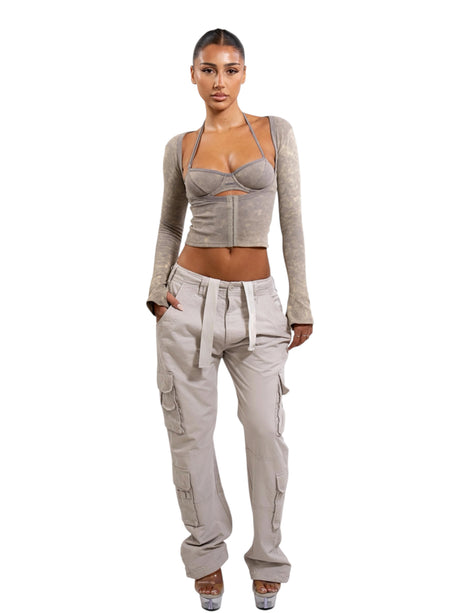 CARGO PANTS - GREY