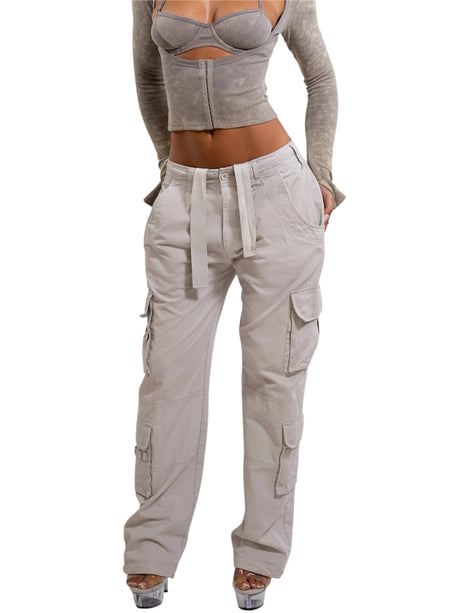 CARGO PANTS - GREY