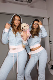 BABY DOLL ZIP HOODIE