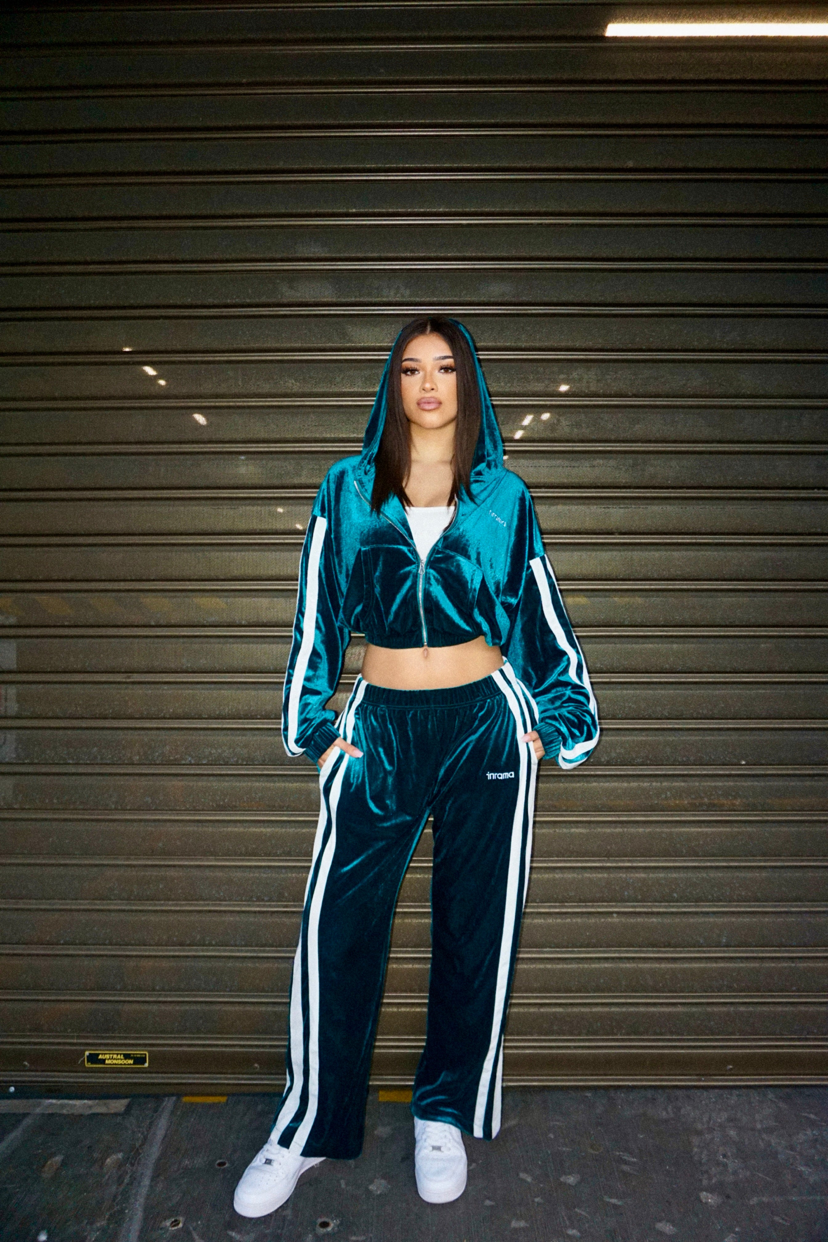 EMERALD VELOUR TRACKSUIT