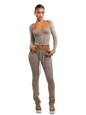 LANA RIB PANTS