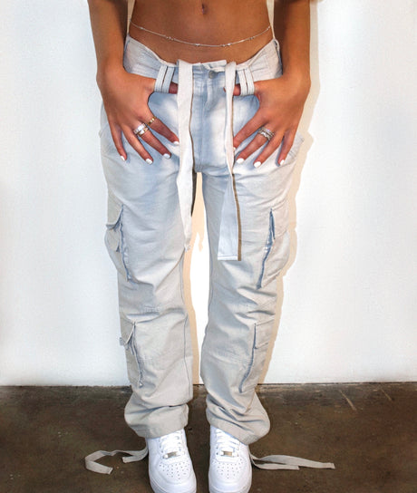 CARGO PANTS - GREY