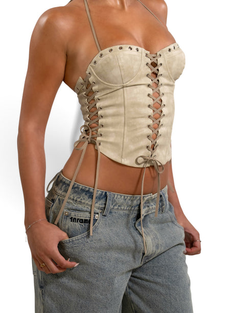 KHROME CORSET - CREAM