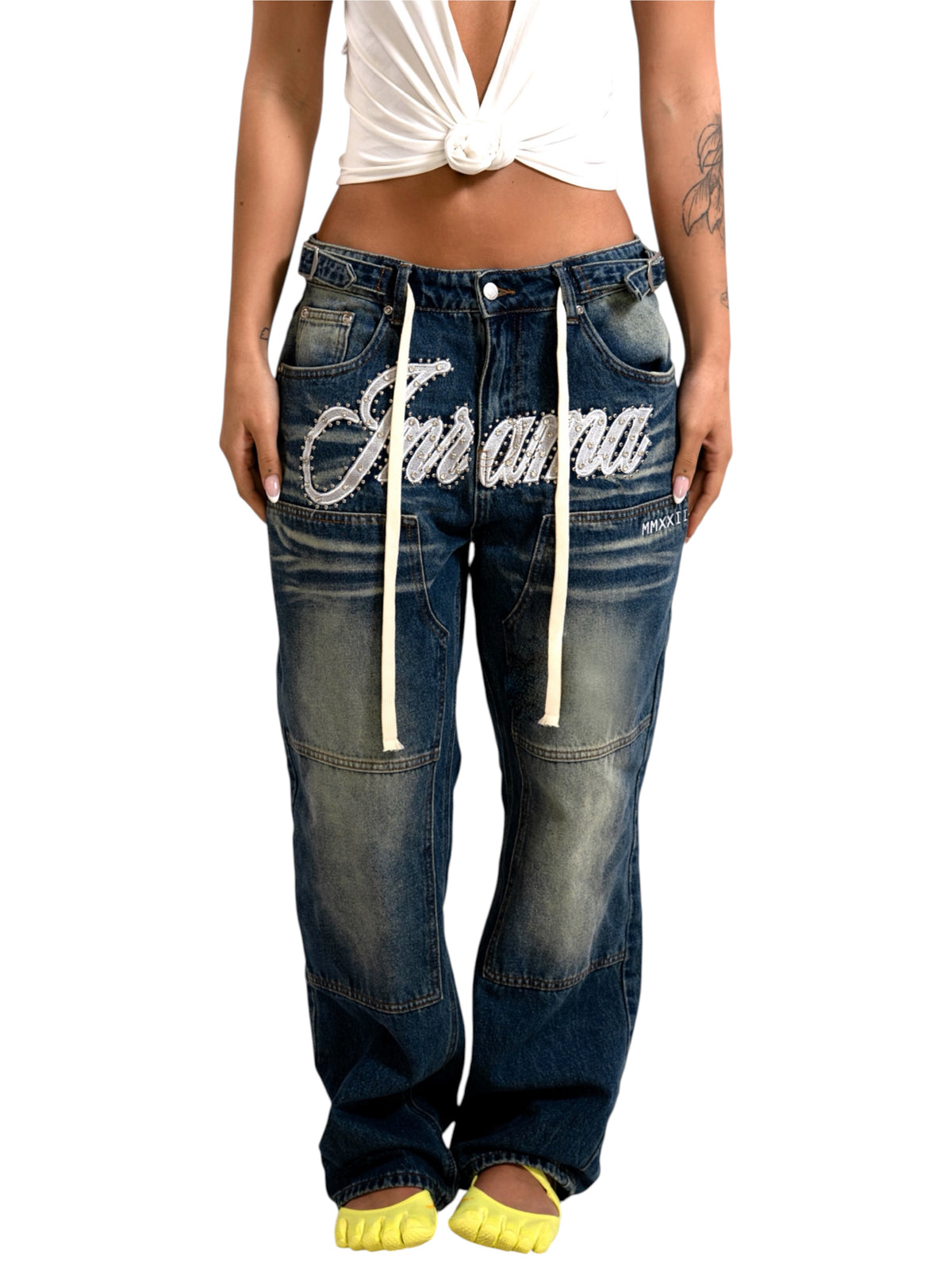 INRAMA JEANS - DARK BLUE