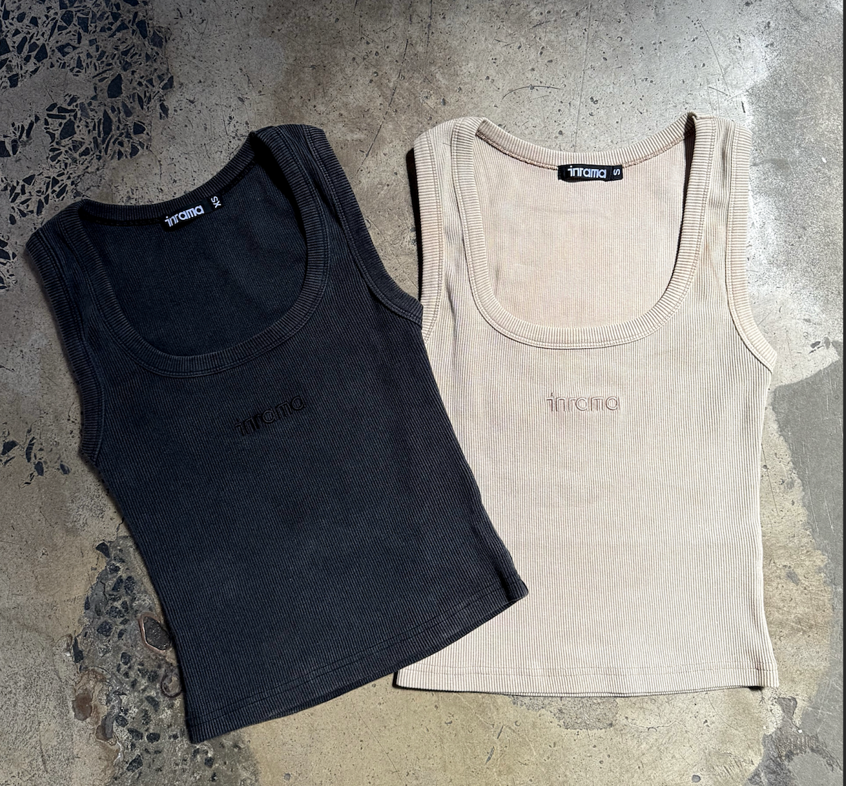 INRAMA RIB TANK - BEIGE