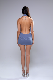 VIERA HALTER MINI DRESS