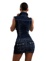 CYRELL DENIM DRESS