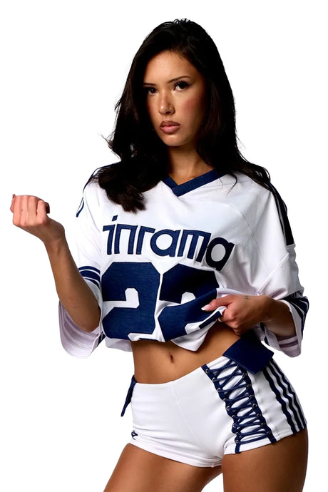 INRAMA JERSEY TOP - WHITE