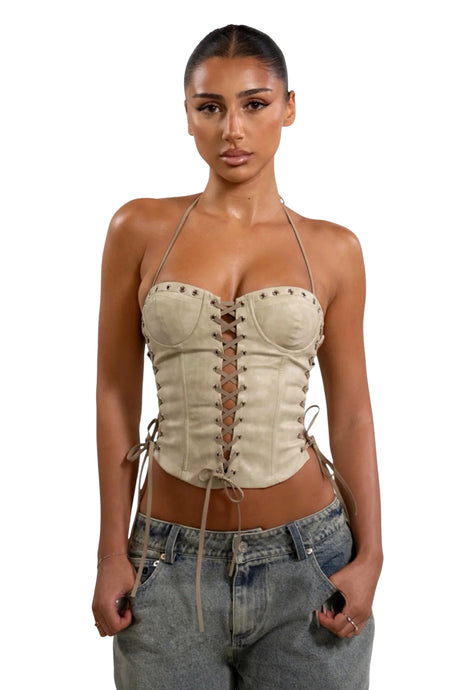 KHROME CORSET - CREAM