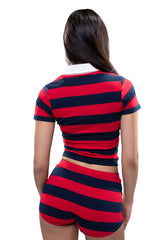 REMY SHORT - RED / NAVY