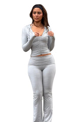 YOGA FLARES - GREY