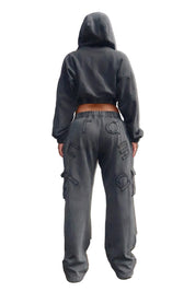 ZYA WASHED TRACK PANTS
